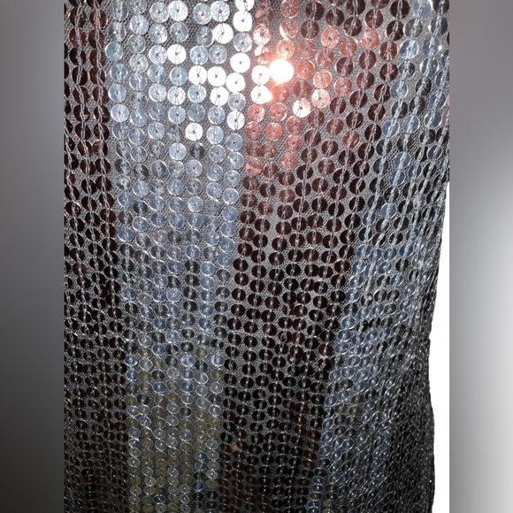 H&M Sequins Dress. Purple/Silver.Sz 6 - Picture 6 of 9